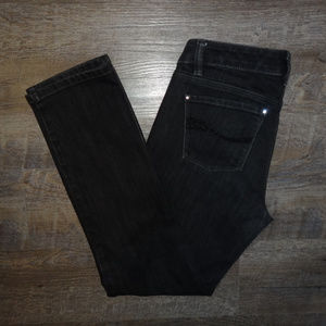 WHBM Jeans Black Slim Ankle Stretch Sz. 4